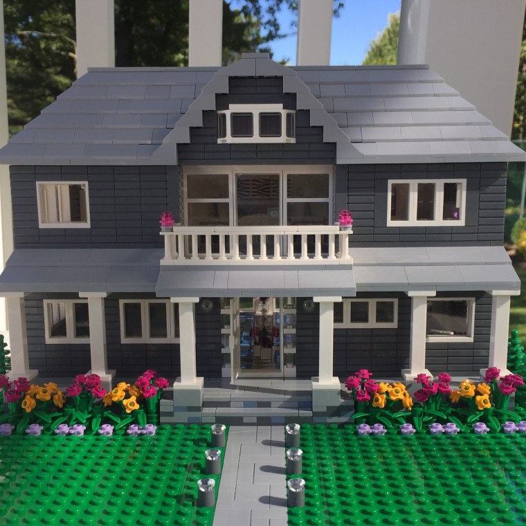 Lego style 2025 house bricks