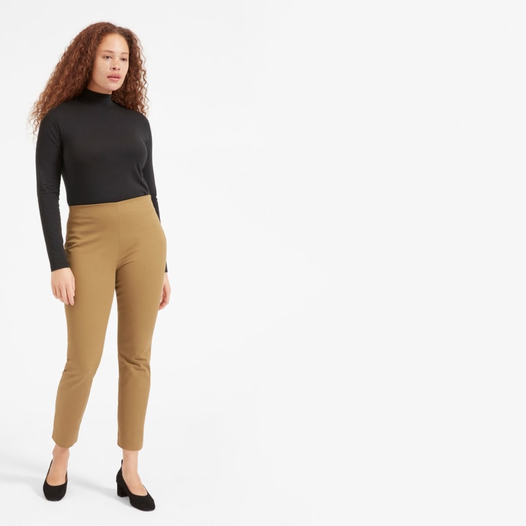 Women's Cropped Pants Ochre