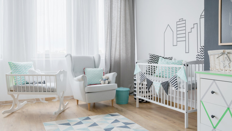 Gender-neutral nursery, baby's room