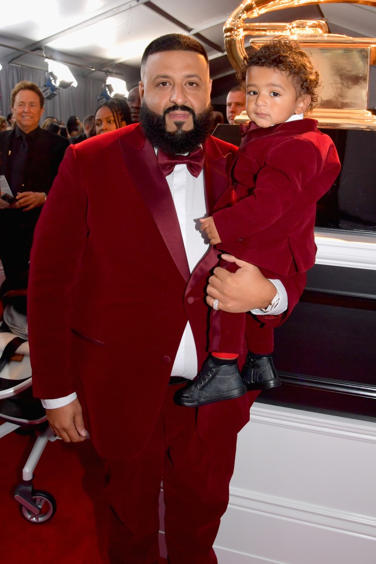 DJ Khaled and his son Asahd