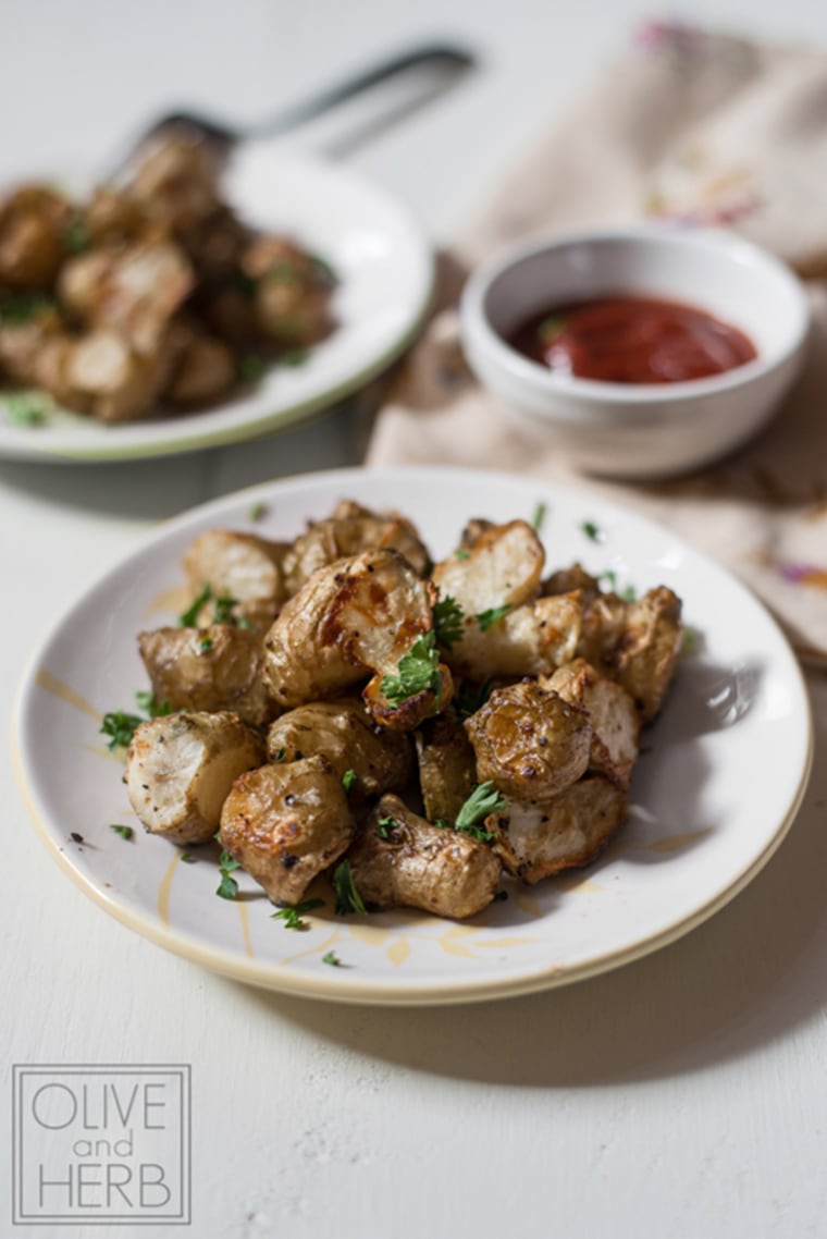 Image: Easy roasted sunchoke "steak fries"