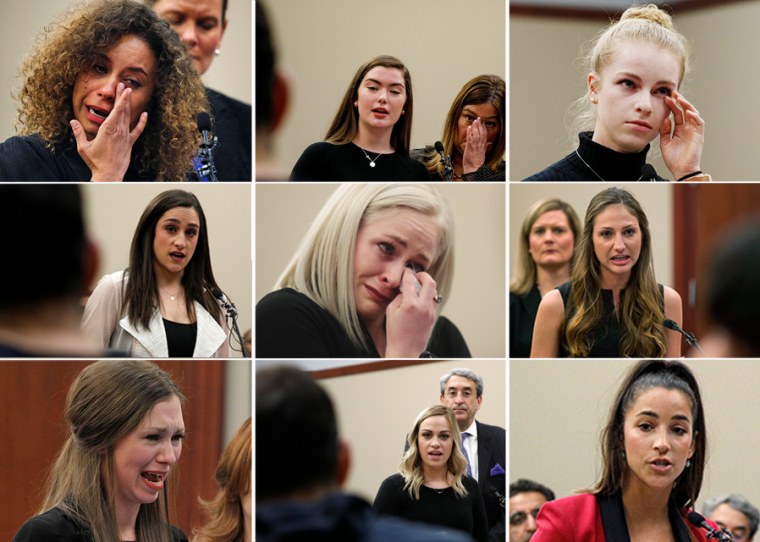 Image: Nassar victims testify