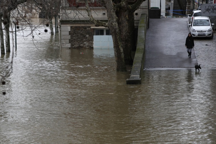 Image: River Seine Flood