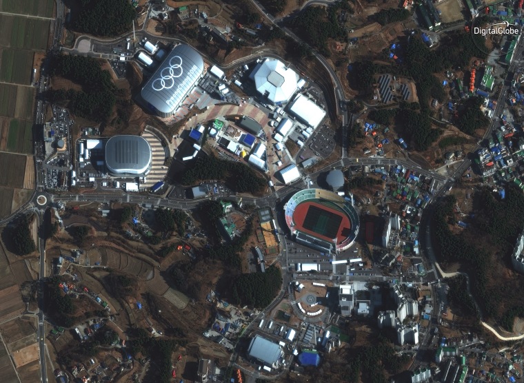 Image: Olympic venues from space