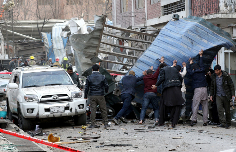 Image: Up to 95 killed in Kabul bombing