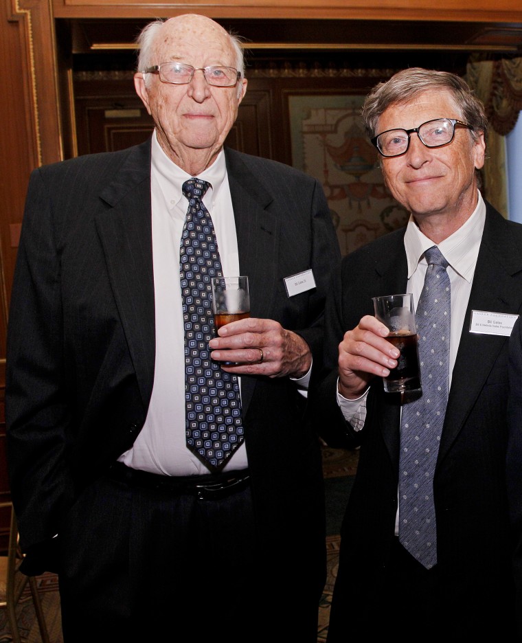 Bill Gates Sr. and Bill Gates