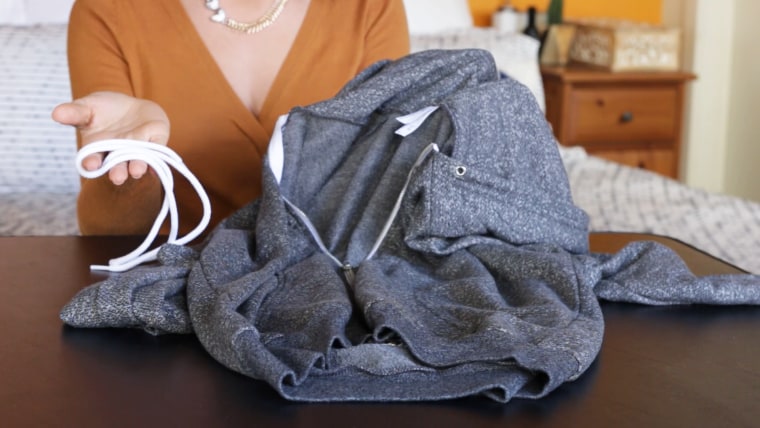 Restring a hoodie in seconds. Here's how.