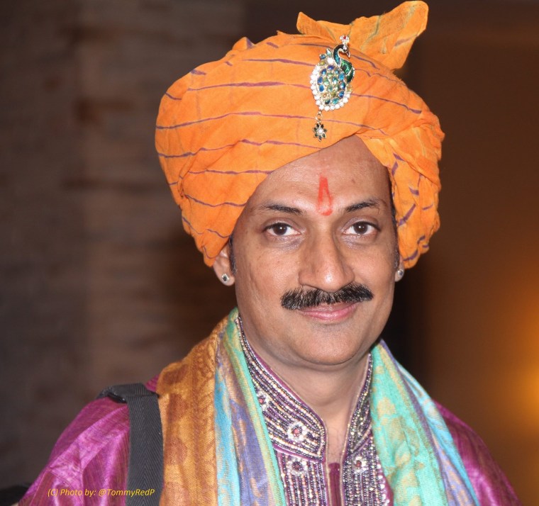 A portrait photo of Prince Mavendra, the only openly gay prince in India.