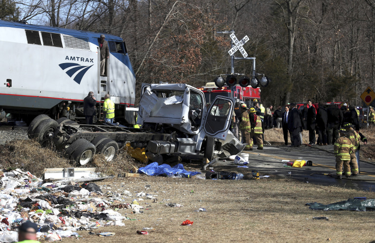 Image: Virginia train crash