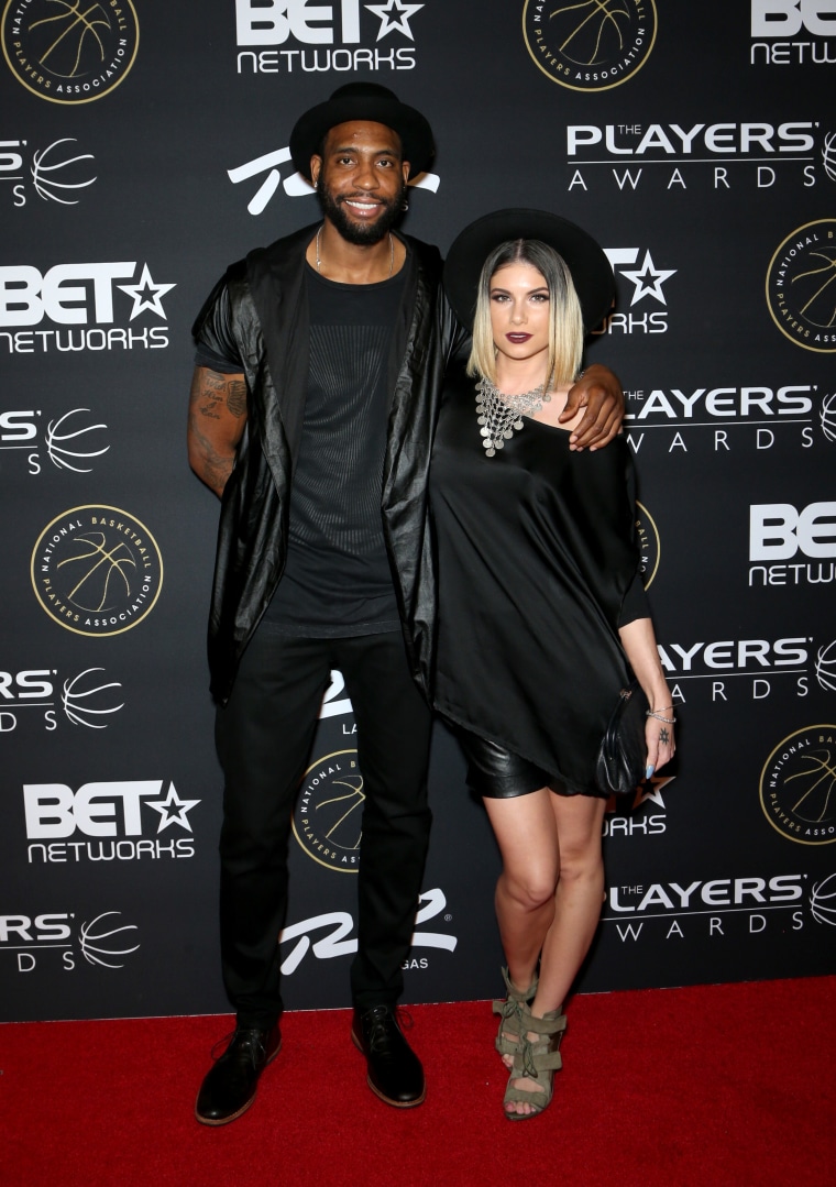 Image: NBA player Rasual Butler and singer Leah LaBelle