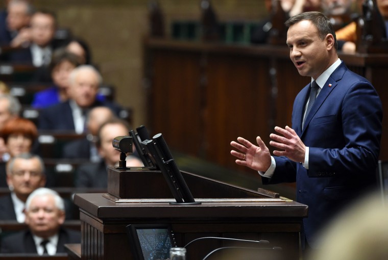 Image: Polish President Andrzej Duda