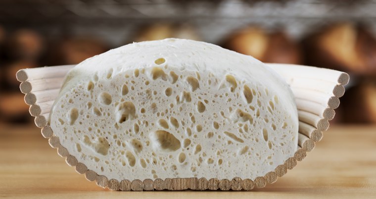 A view of baked bread, one of the images in the book Modernist Bread.