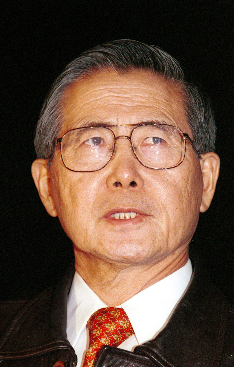 Image: Peruvian President Alberto Fujimori