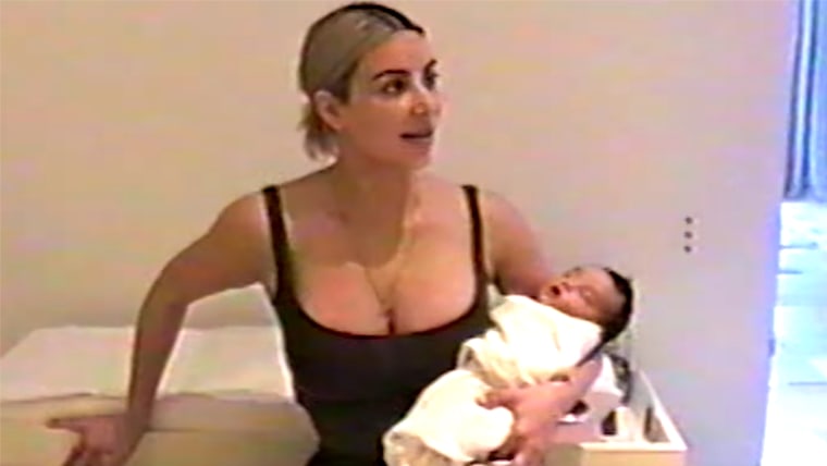 Kim and Kanye's little one Chicago West