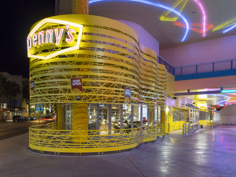 The flagship Denny's on Fremont Avenue in Las Vegas has its own wedding chapel.