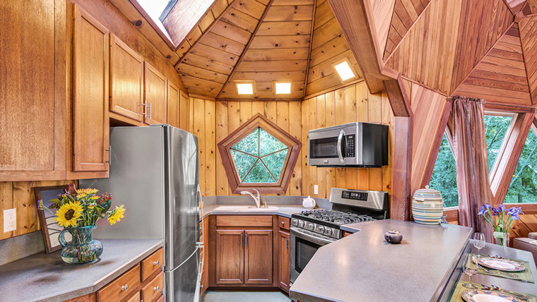 The kitchen is the most recently updated part of the house.