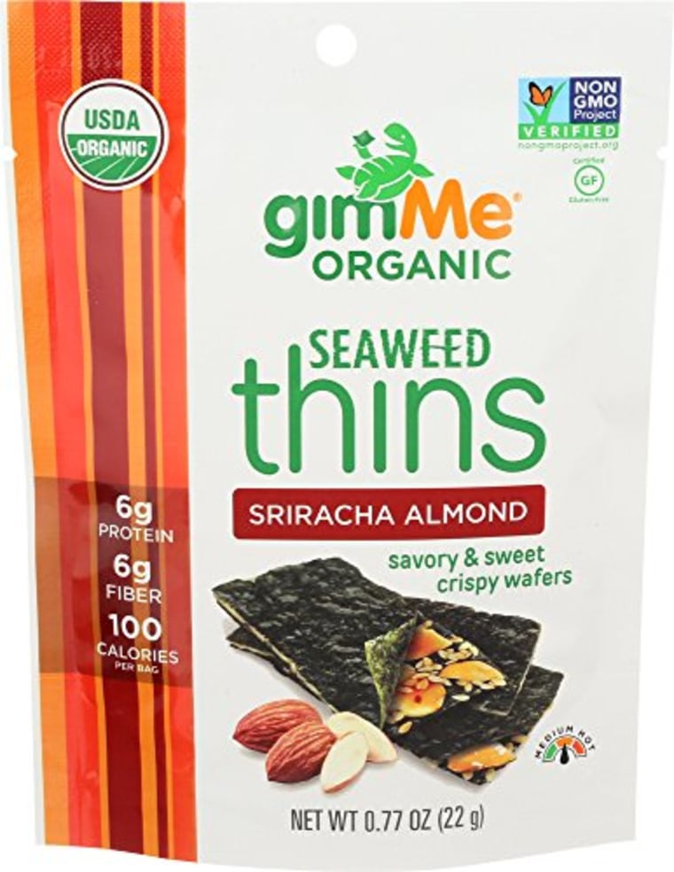gimMe Sriracha Almond Seaweed Thins