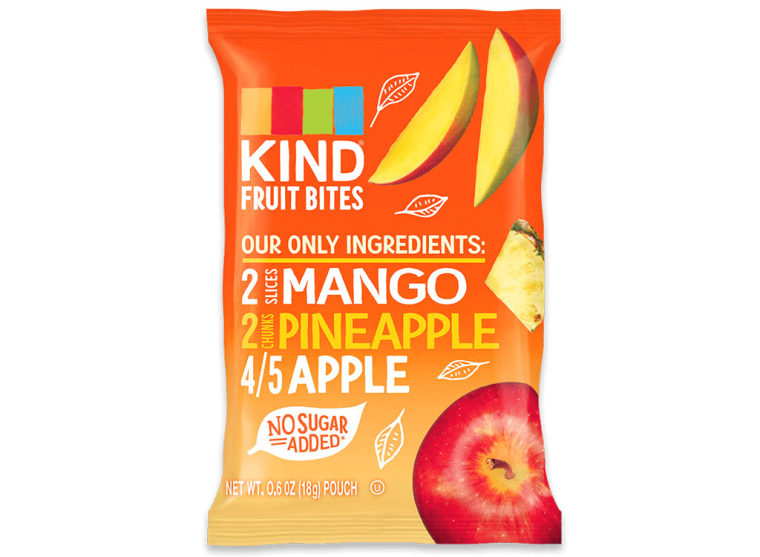 KIND Fruit Bites Mango Pineapple Apple