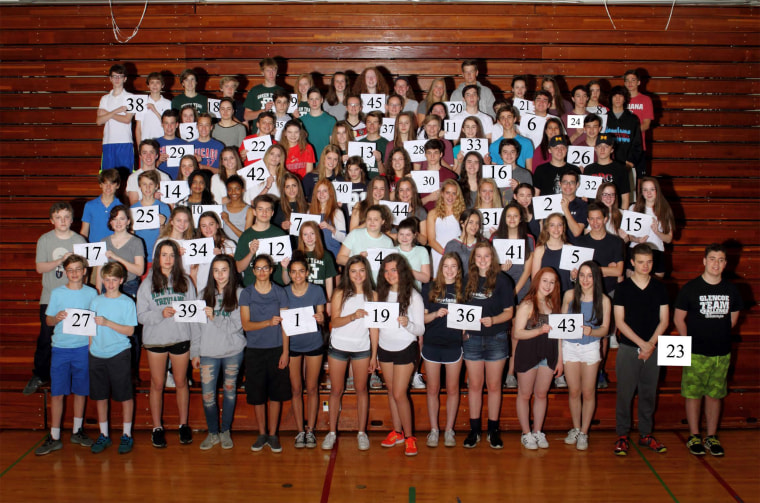 High school class with 44 sets of twins breaks world record