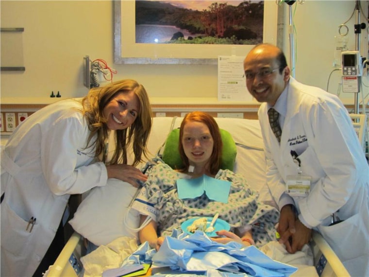A heart transplant saved Taylor Givens life after she developed cardiomyopathy. She didn't know it at the time but she was next door to her future fiance, who also received a heart transplant.