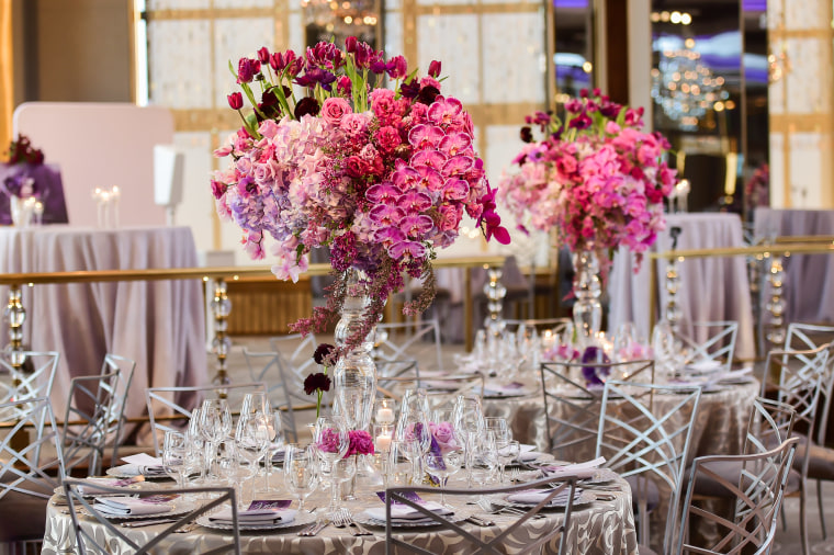 Every detail was gorgeous -- just look at those flowers!