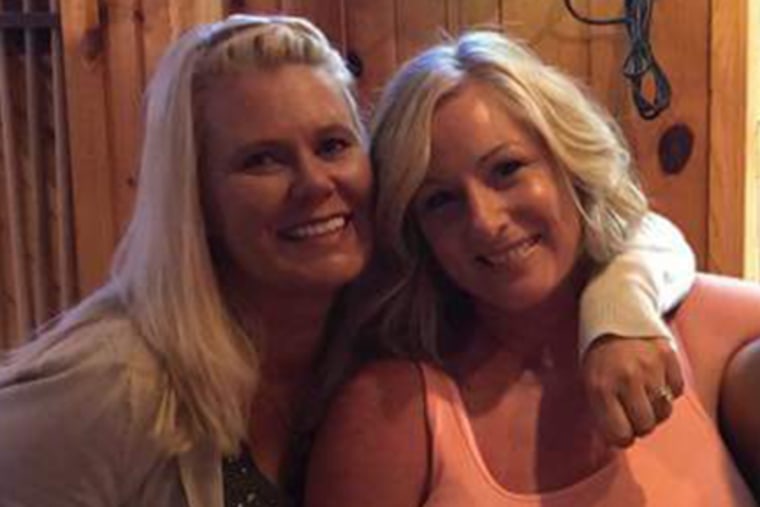 Krista Marie Sypher and her friend, Angie Zoromski.