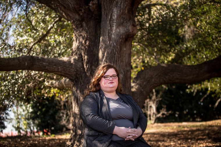 Image: Corbitt, a plaintiff in an ACLU case against the State of Alabama, is pictured in Auburn