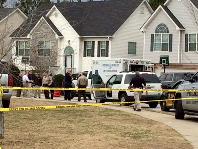 Image:  A police officer was killed and two deputies were seriously wounded
