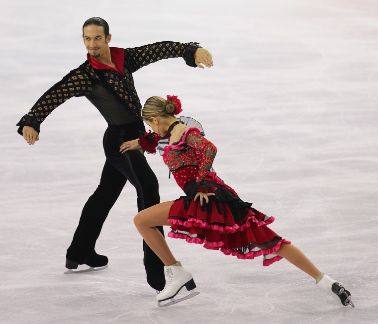 Tanith Belbin and Benjamin Agosto of United States perform during the Free Dance program of the figure skating during Day 10 of the Turin 2006 Winter Olympic Games on February 20, 2006 at Palavela in Turin, Italy.