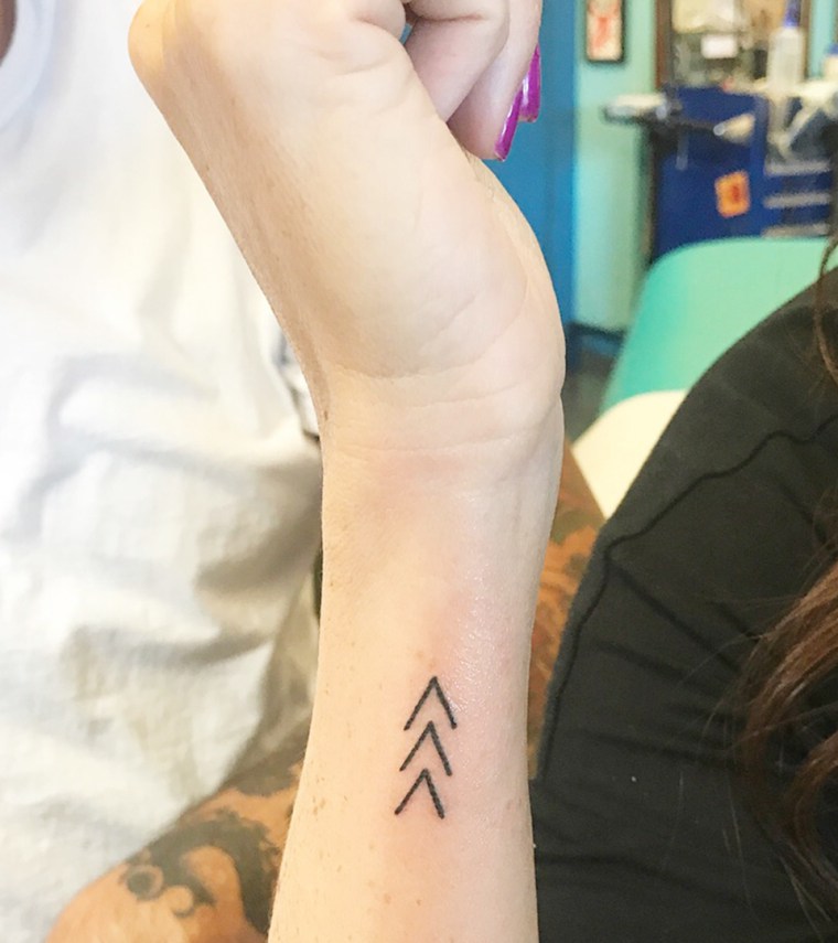 Tattoo tagged with: small, line art, bobqueiroz, black, arrow, tiny, native  american, little, blackwork, wrist, weapon | inked-app.com