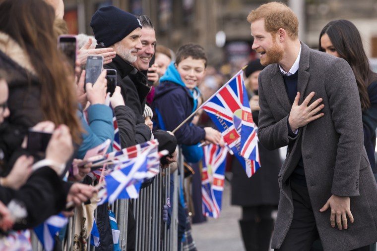 Prince Harry And Meghan Markle Visit Edinburgh