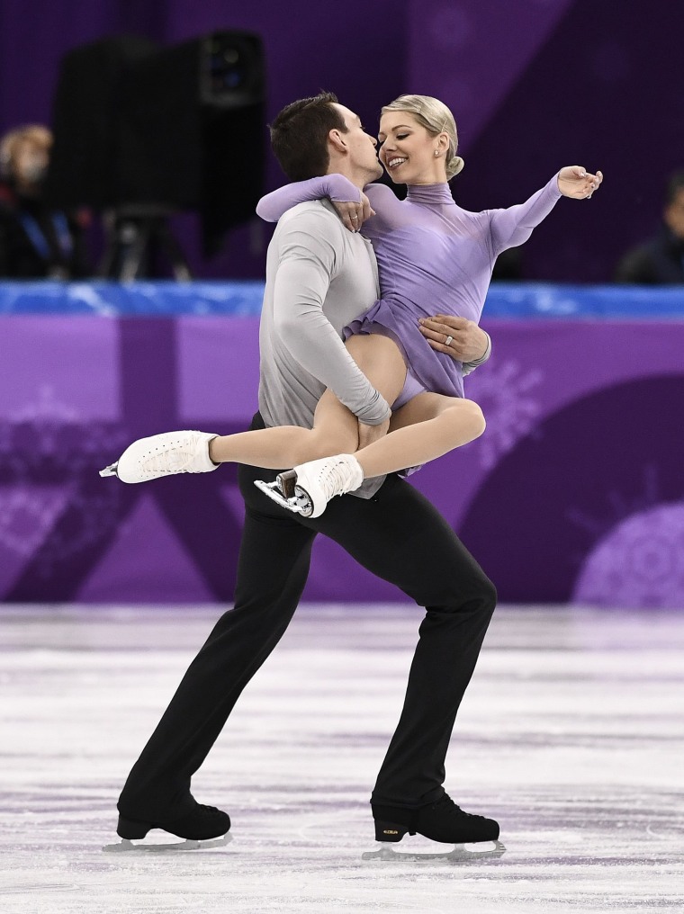 USA's Alexa Scimeca Knierim and Chris Knierim were paired up in 2012 and married four years later. 