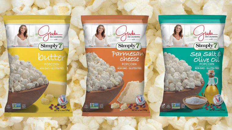 Simply7 Snacks has partnered with world-famous chef Giada De Laurentiis to launch a new line of ready-to-eat, artisan popcorn.