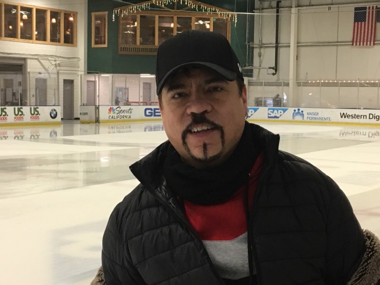 Rudy Galindo, former national ice skating champion, at Solar4America Ice in San Jose, CA. 