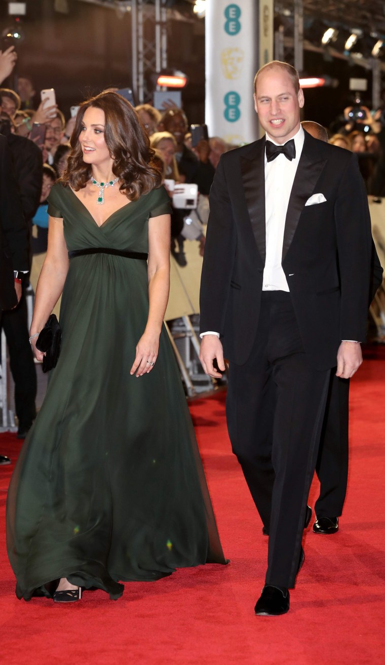 Image: BRITAIN-ENTERTAINMENT-FILM-AWARDS-BAFTA-ROYALS