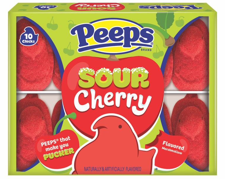 New sour cherry Peeps just in time for Spring!