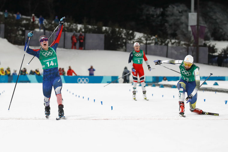 Image: TOPSHOT-CCOUNTRY-OLY-2018-PYEONGCHANG