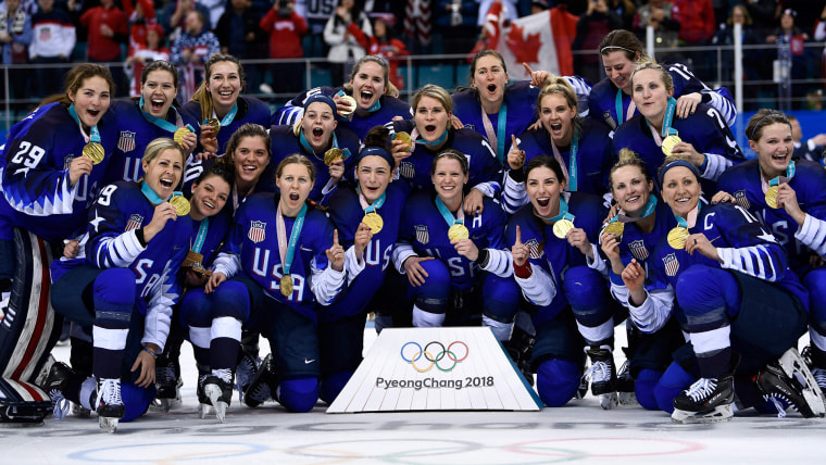 Image: TOPSHOT-IHOCKEY-OLY-2018-PYEONGCHANG-PODIUM