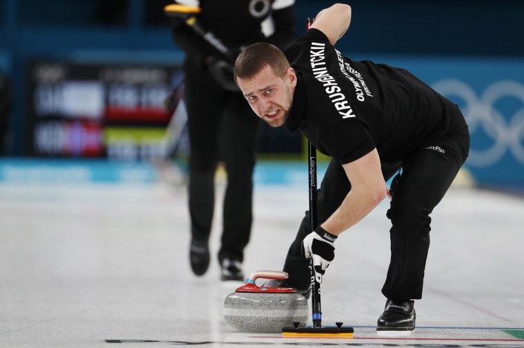 Image: Russian curler Alexander Krushelnitsky