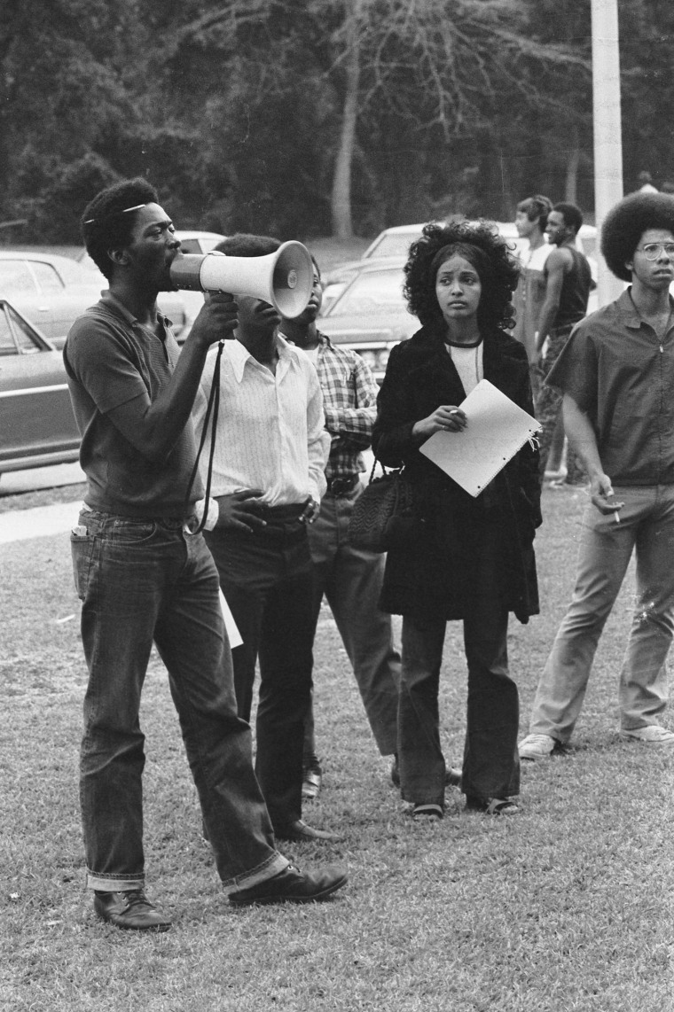 Image: Southern University students protest in the 1970s