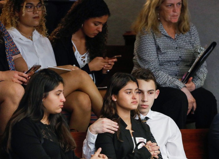 Image: Students from Marjory Stoneman Douglas High School meet with Florida state legislators in Tallahassee
