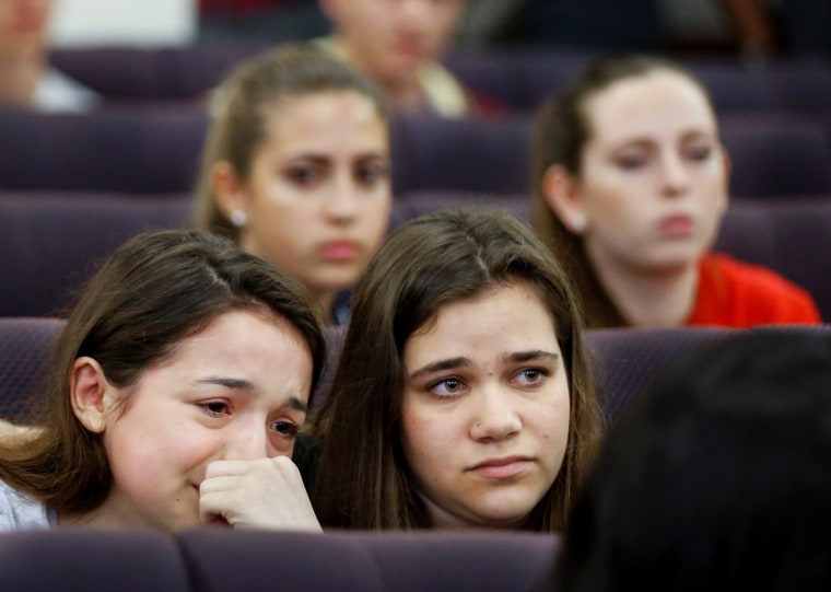 Image: Students from Marjory Stoneman Douglas High School meet with Florida state legislators in Tallahassee