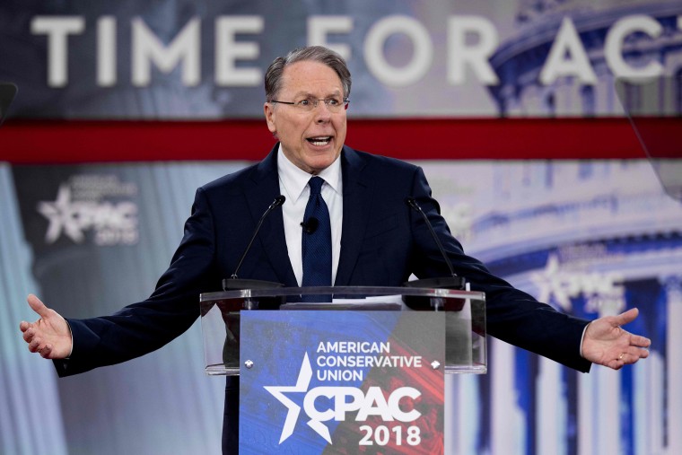 Image: Wayne LaPierre speaks during CPAC