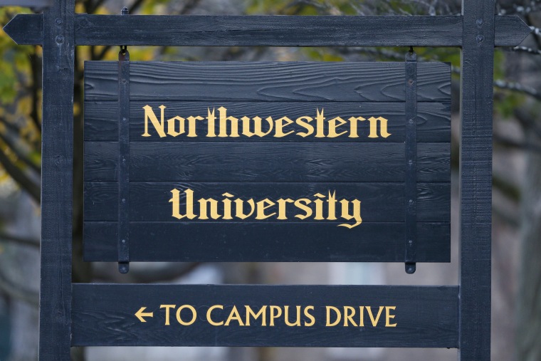 Image: The Northwestern University campus sign