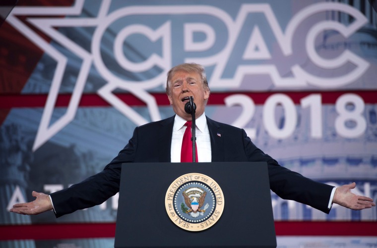 Image: President Donald Trump speaks at CPAC