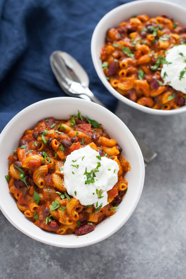 Instant Pot Vegetarian Chili Mac