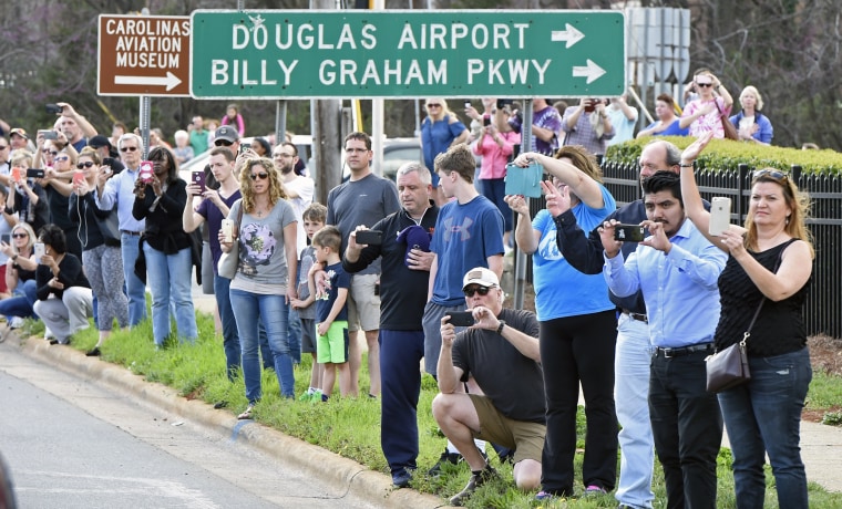 Image: Billy Graham procession