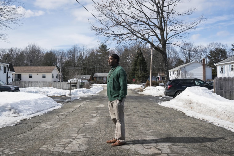 Image: Joseph Jackson at his home in Lisbon Falls, Maine