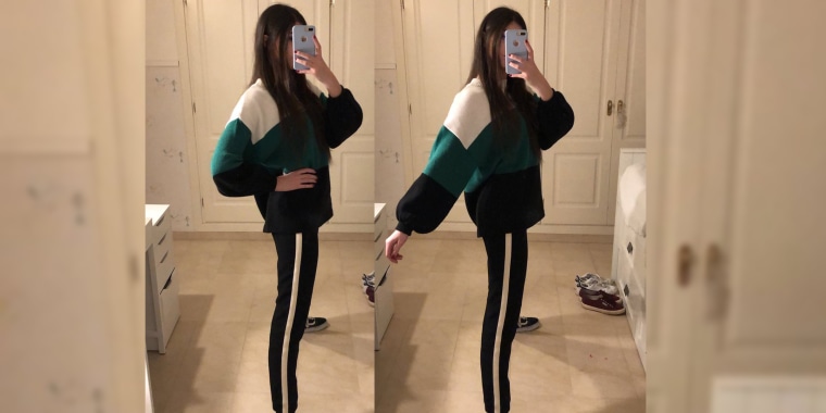 Track suit pants optical illusion goes viral