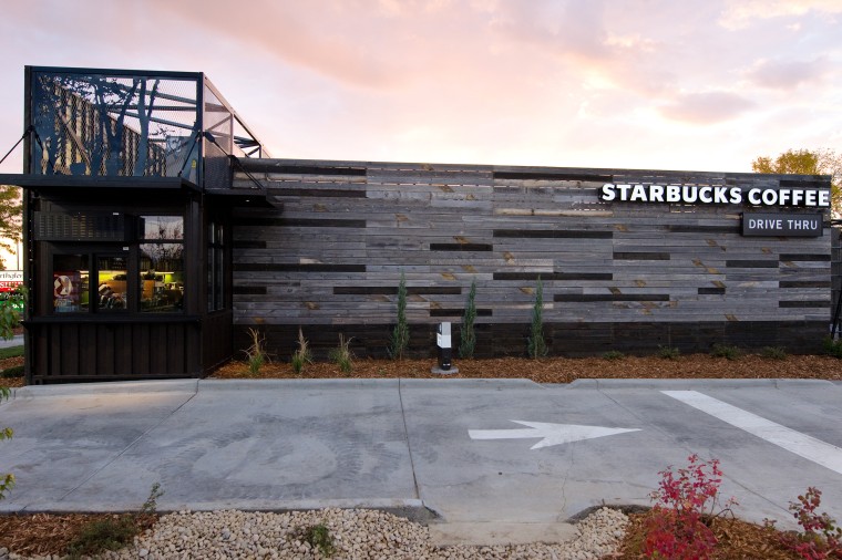 Shipping container Starbucks